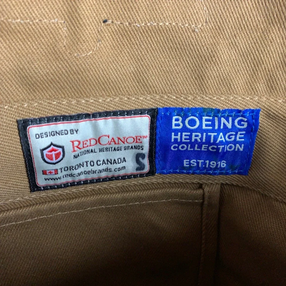 Red Canoe Boeing Heritage Totem Shoulder Bag Tan Khaki Air Mail AM 8 Express